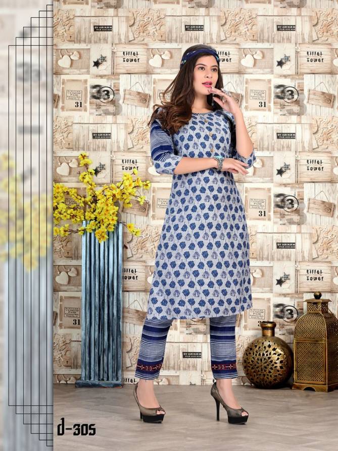 Goodness 2 Ethnic Wear Printed Kurti With Bottom Latest Collection